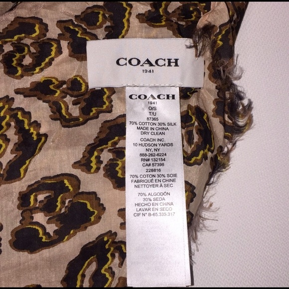 Coach 1941 oversized scarf - Picture 5 of 6